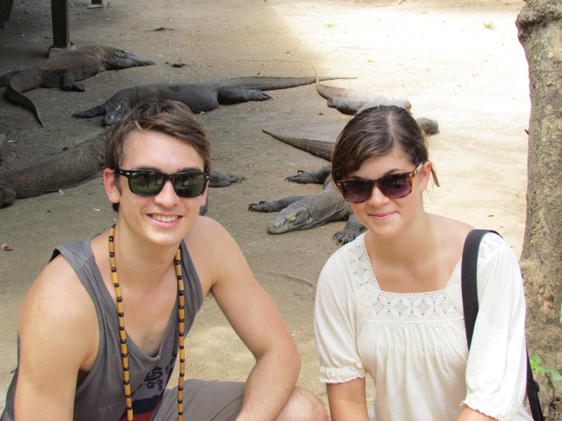 Lucas & Gemma on Komodo Island