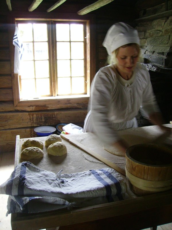 traditional bread making
