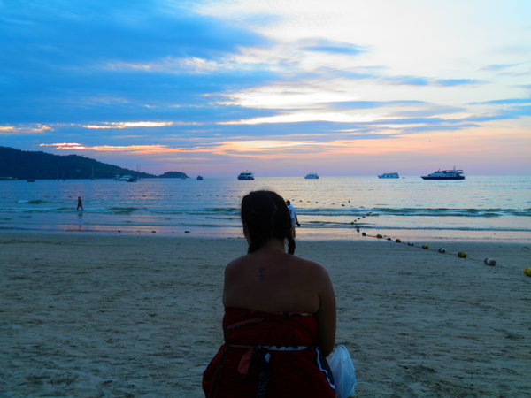 Sunset Patong Beach