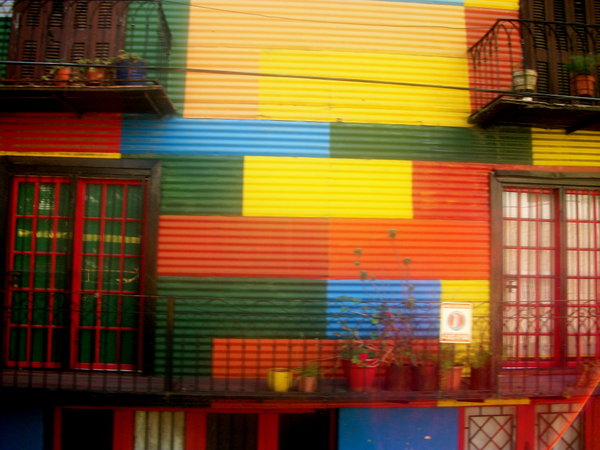 colorful houses in La Boca 
