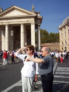 Mom and Dad in the Vatican...