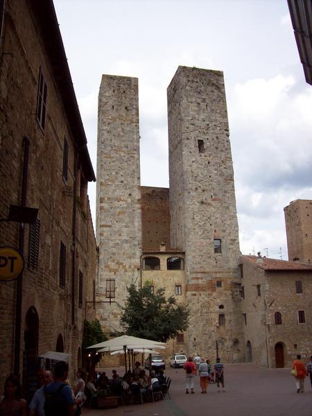 San Gimignano is famous for its towers...