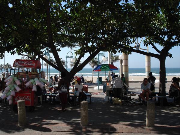 The beachfront in Durban