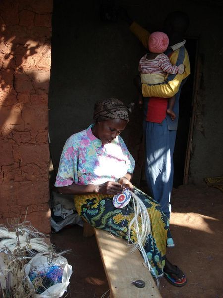 Burundian-style weaving
