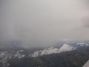 Not so great shot of the Andes from the plane