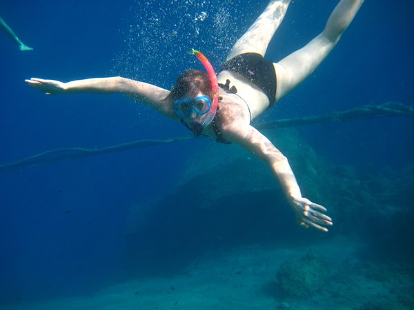Tanja snorkeling