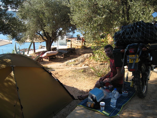 Kas camping (before the rain)