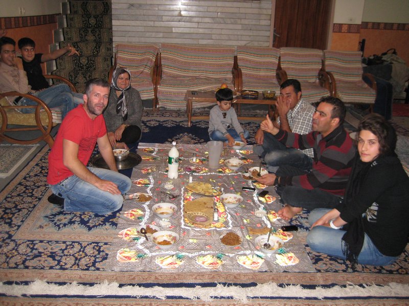 A dinner with our hosts