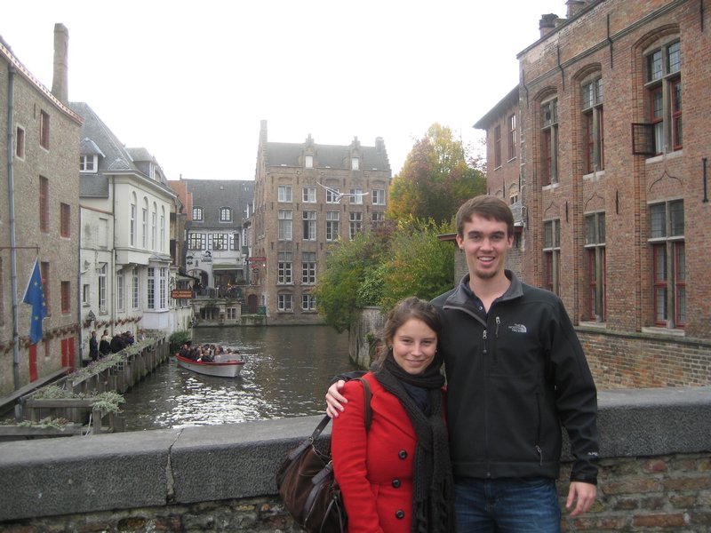 Me and Charlotte in Bruges