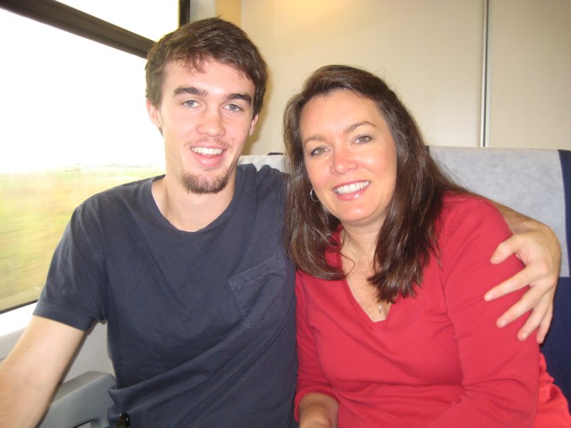 Mom and Mike Tarragona Train