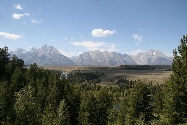 The Tetons from the Summit