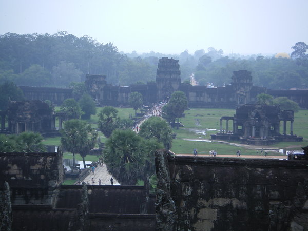 View from top of Ankor Wat