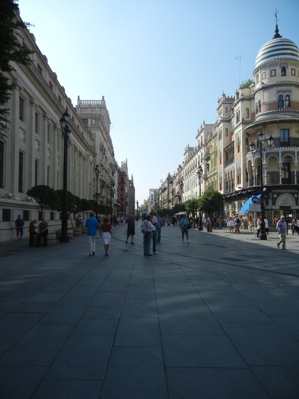 The Main Street in Sevilla