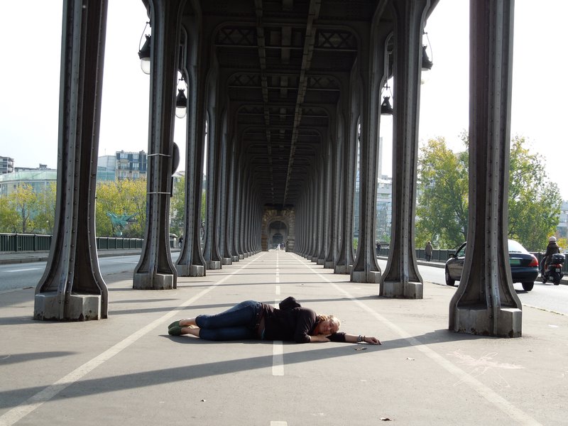 Sleeping on the Inception Bridge...