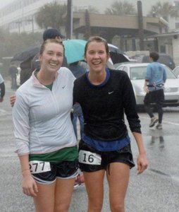 Kate and I after our first Half Marathon