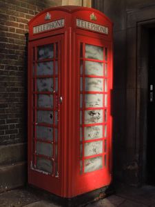 First Red Telephone Box in London!