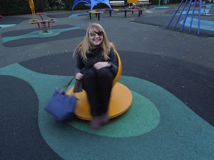 Marilyn on the Playground!