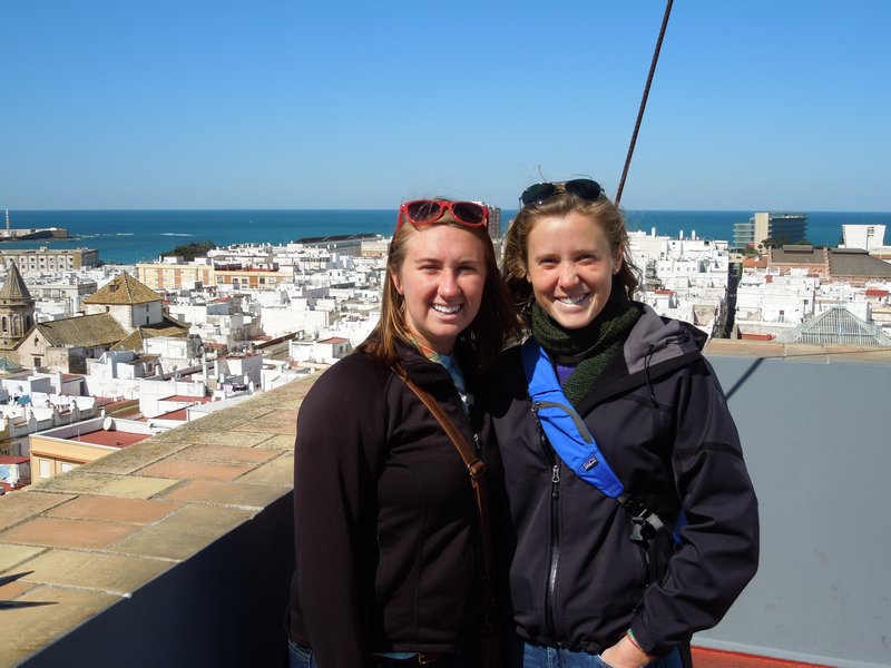 Leigh and I on top of Torre Tavira!