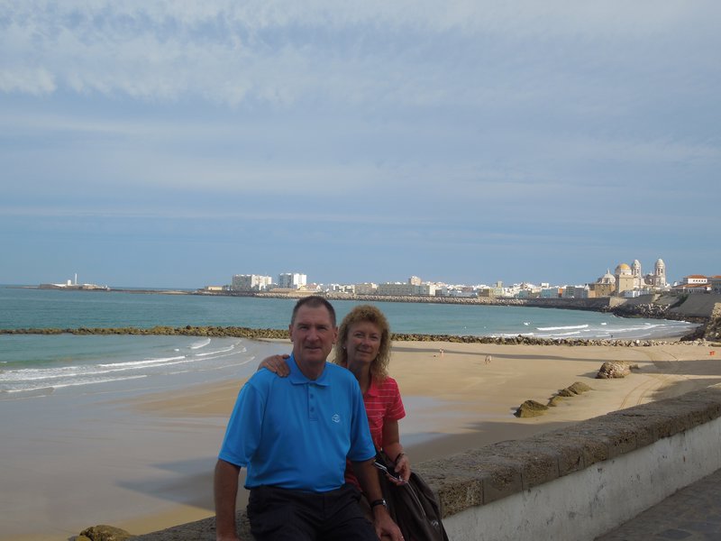 Mom and Dad in Cadiz!