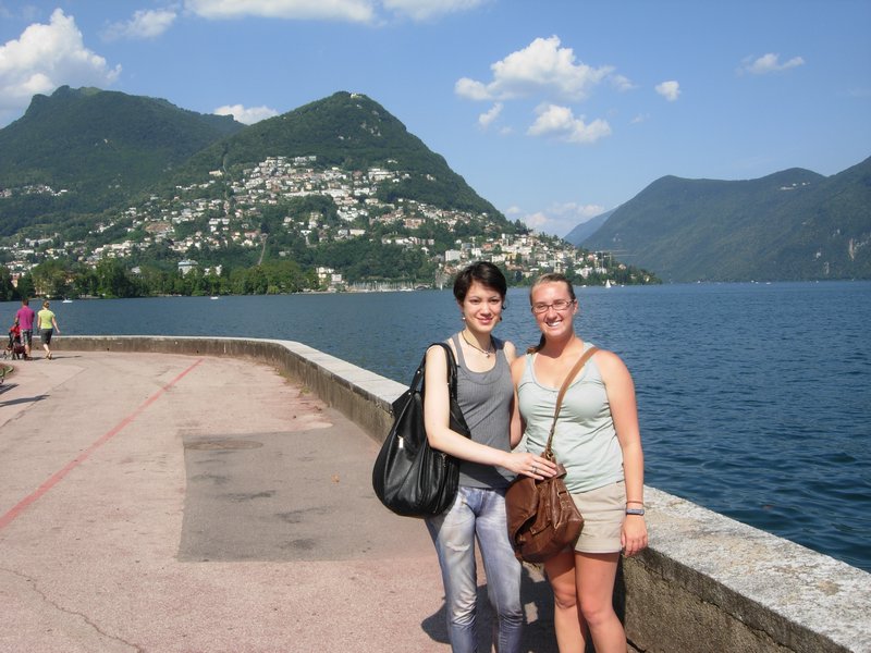 Chiara and I in Lugano