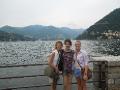 Mom, Chiara and I at Lake Como