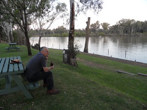 End of day - Murray River