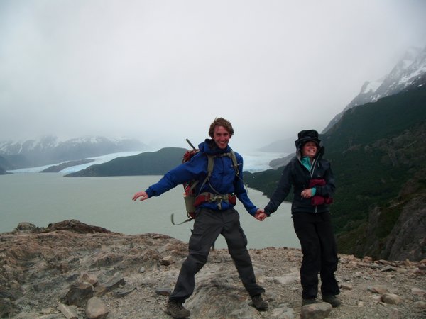 A very windy walk to Grey Glacier