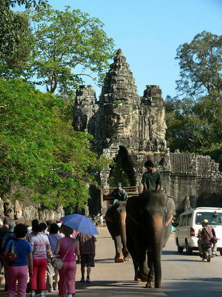 Elephand ride thru the south gate