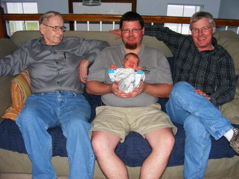 4 Generations of Nalley Men