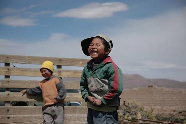 Cute Bolivian kids