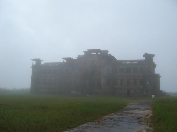 Scary abandoned hilltop town