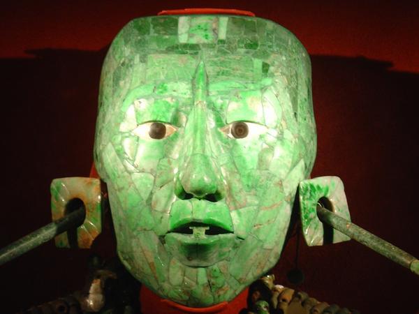 King Pakal's funeral mask