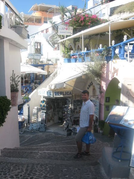 Shopping in Santorini