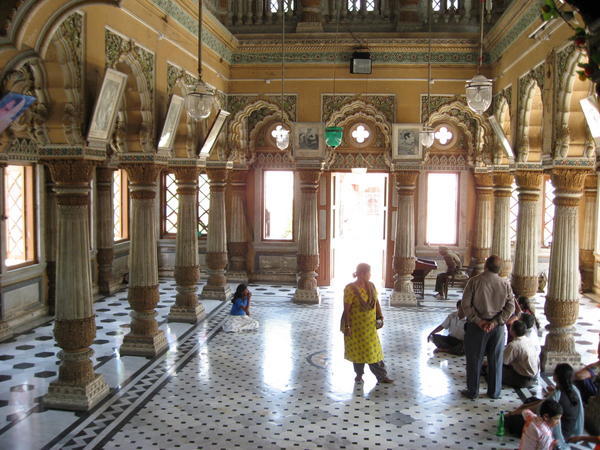 Inside a Temple