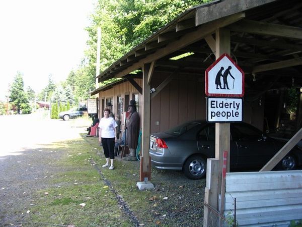 Old People Crossing sign