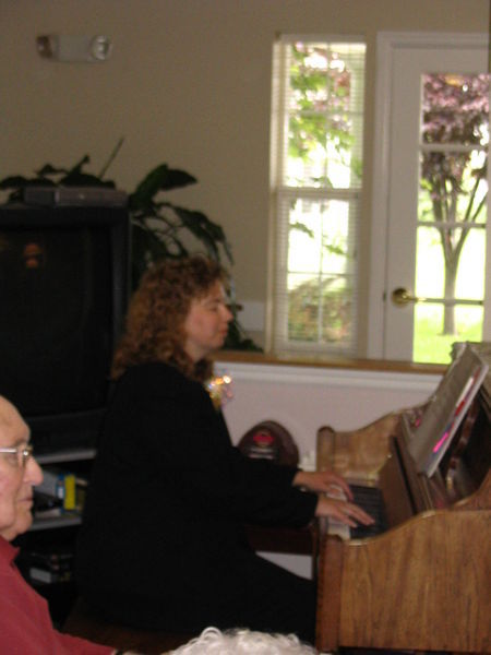 Tami at the piano