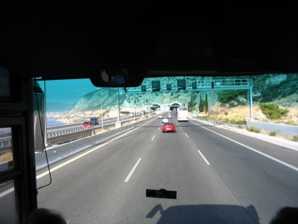 Majot highway out of Athens