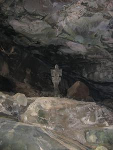 Shrine within a cave