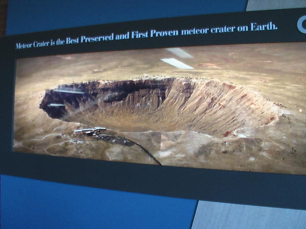Meteor Crater from above