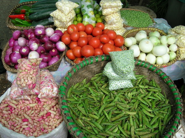 Crops at the market