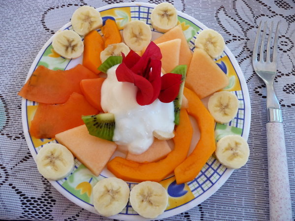 The nicest fruit salad I have ever seen!