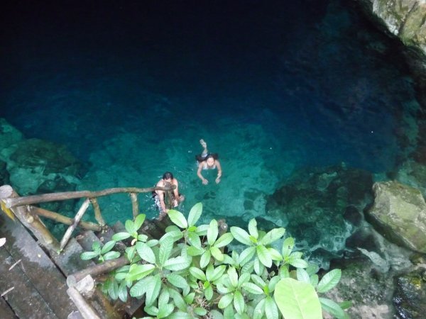 One of the cenotes...