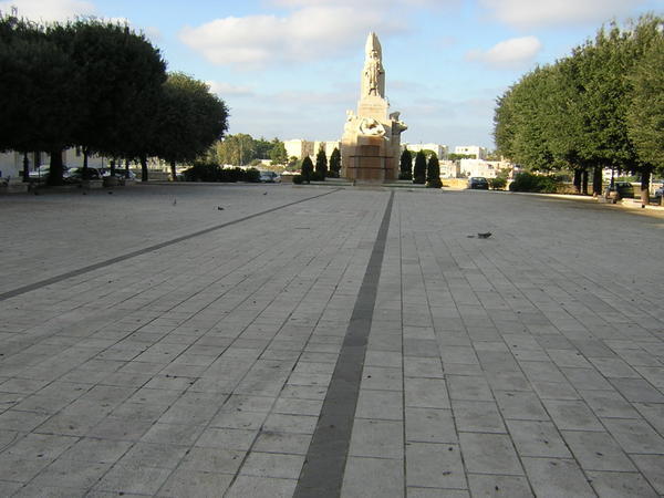 A wide piazza
