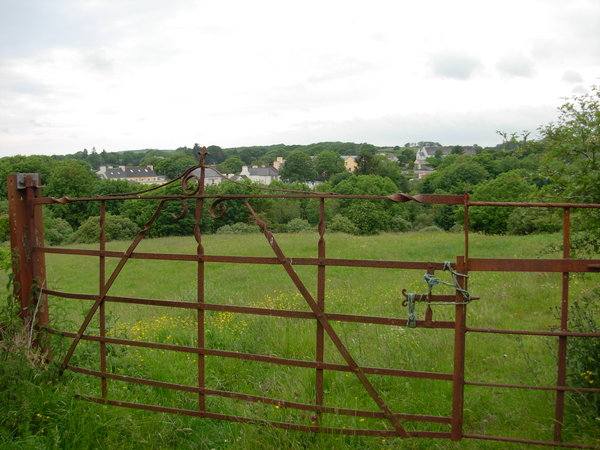Overlooking the village