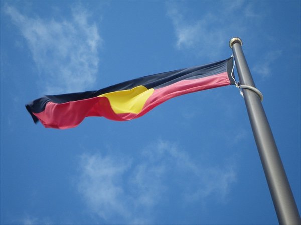 Aboriginal flag/Aboriginal vlag