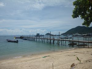 The pier of Ko Tao