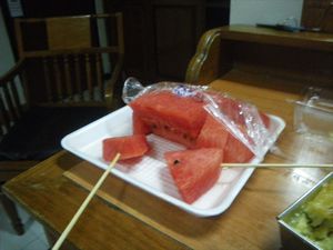 watermelon saved our tongue/watermeloen redde onze tong