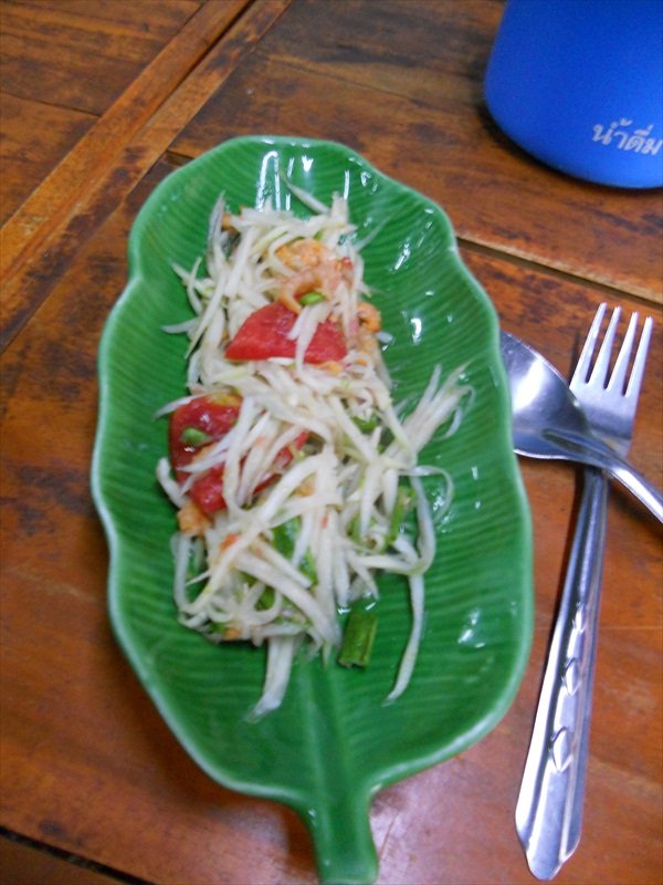 Cooking School: papaya salad/papaya salade