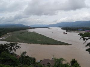 Laos view/uitzicht over Laos