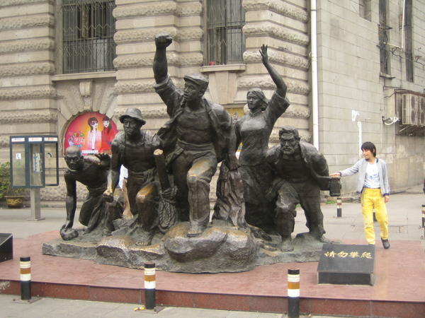 A Statue Commerating The Uprising